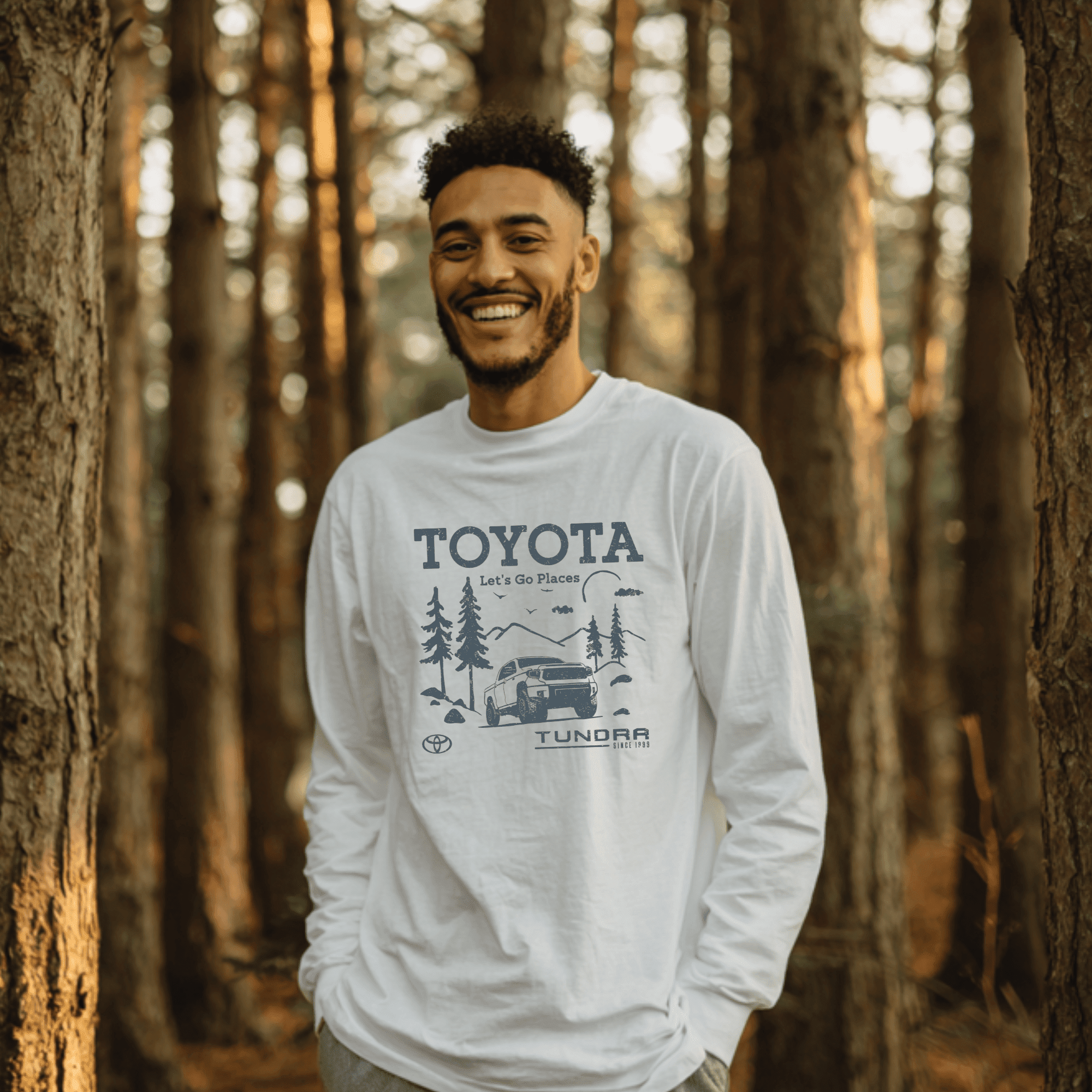 Toyota Tundra Pick-Up Truck Let's Go Places Long Sleeve Tee