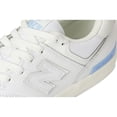 thumbnail image 6 of New Balance Unisex 574 Vulc Skate Shoe, White/Baby Blue, 8 US Men, 6 of 7