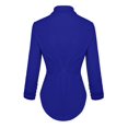 thumbnail image 2 of Hybrid & Company Womens Casual Work High Low Blazer Jacket JK45590X 1073T Royal 2X, 2 of 7