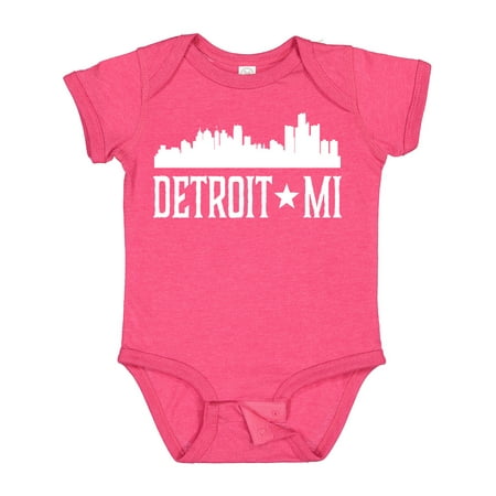 

Inktastic Detroit Michigan Skyline MI Cities Gift Baby Boy or Baby Girl Bodysuit