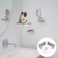 thumbnail image 3 of 1 Set of Bathroom Shower Corner Shelf Corner Storage Rack Toilet Wall Shelf, 3 of 9