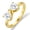Gold, variant on S925 Sterling Silver Plated Moissanite Bow Love Heart Rings for Women Eternity Promise Band Engagement Rings Wedding Birthday Mothers Day Jewelry Gifts Teen Her Mom Wife Ideas