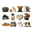 thumbnail image 2 of 36x colgante de decoración de Halloween, adornos colgantes de Halloween con cuerda, creativo, Retro, de madera para sala de estar, Patio delantero mayimx decoraciones de halloween, 2 of 7