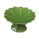 thumbnail image 4 of Plato de cerámica con base en forma de loto, elegante soporte para frutas y verduras, frutero verde, 4 of 9