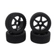 thumbnail image 3 of 4pcs 17mm RC Rally Car Tires, Plastic Rally Racing Tires Wheel Rims for 1/7 1/8 RC Car, 3 of 7