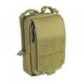 thumbnail image 2 of Cell Phone Pouch Nylon Holster Case with Belt Clip Cover Black, 2 of 6