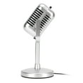 thumbnail image 1 of Classic Style Mic, High Sensitivity Plug And Play Lightweight Wired Vintage Microphone  For Karaoke For Performance, 1 of 8