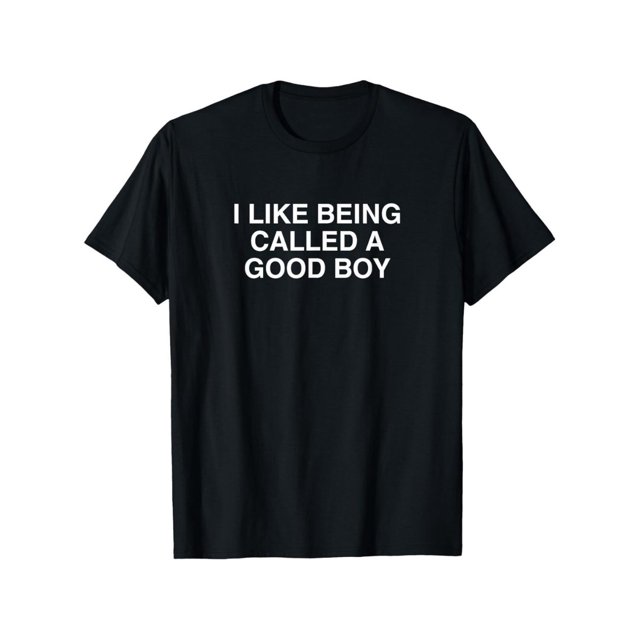Camiseta gráfica divertida para hombre "Me gusta que me llamen buen chico" - Camiseta negra de algodón de manga corta, cómoda y versátil para el verano.