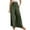 Green, variant on Comdrip Palazzo Pants for Women Plus Size, Women's Textured Elastic High Waisted Wide Leg Pants with Flared Design Simple and Elegant Temperament Commuting Casual Pants Culottes for Women Beige L