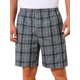 thumbnail image 1 of Pantalones cortos de pijama de cuadros casuales de verano para hombres con cintura elástica Inspire Chic 32 Gris, 1 of 6