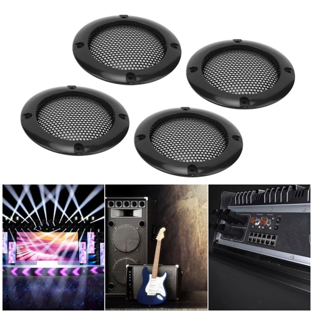 Rejilla De Altavoz, 4 Piezas Rejilla De Malla De Para Automóvil De De 2 Pulgadas Rejilla De Malla De Altavoz De Decorativa Protectora