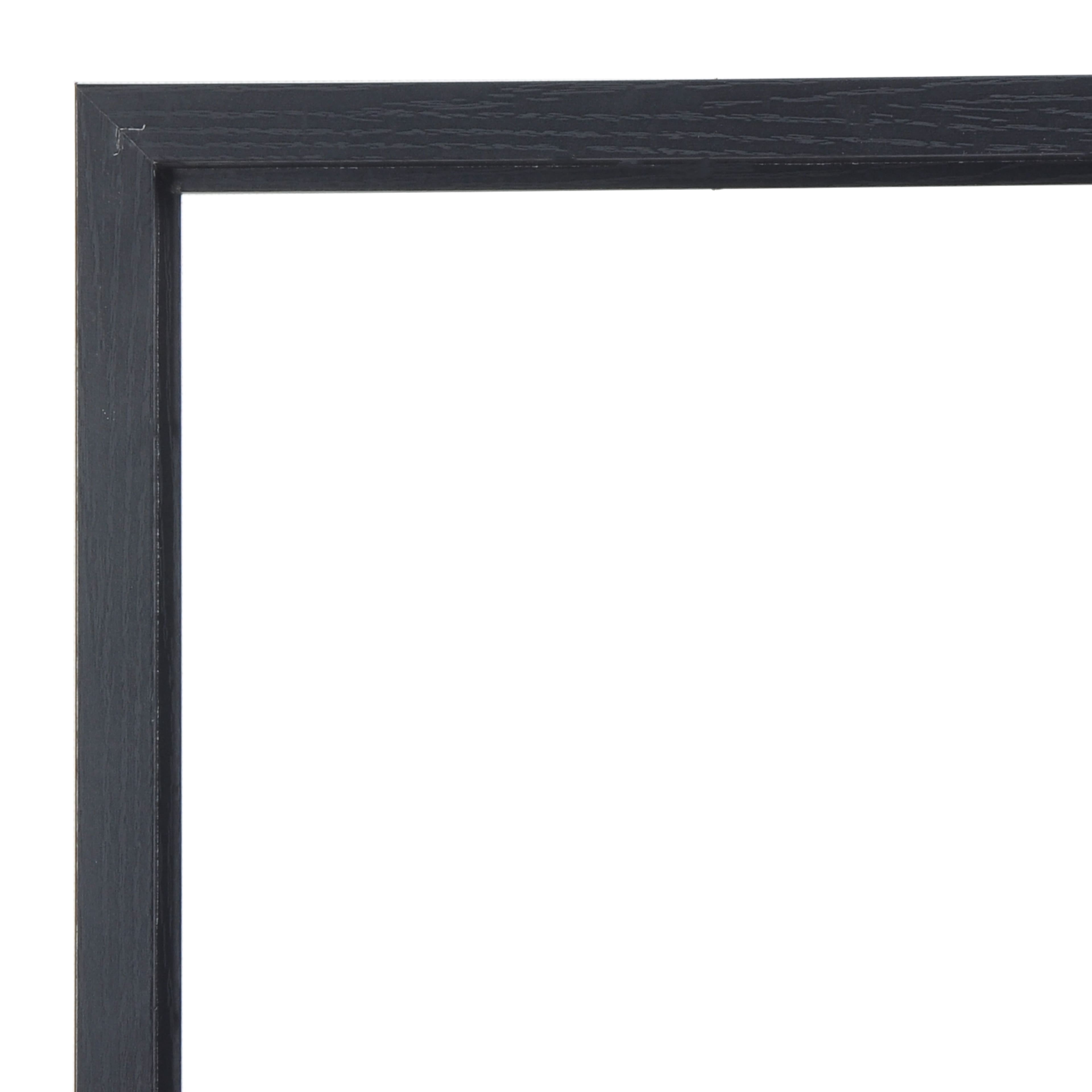 Studio Decor 5" x 7" Black 2-Opening Belmont Picture Frame - Includes Pre-attached Hanging Hardware, Horizontal or Vertical Display - 1 Pack