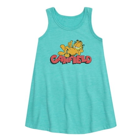 

Garfield - Garf Laying - Toddler & Youth Girls A-line Dress