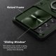 thumbnail image 3 of Funda para Galaxy S21 Ultra con cubierta para cámara y soporte, protección de lente deslizante + soporte de anillo de 360°, resistente a impactos, a prueba de golpes, funda protectora para Samsung, 3 of 7