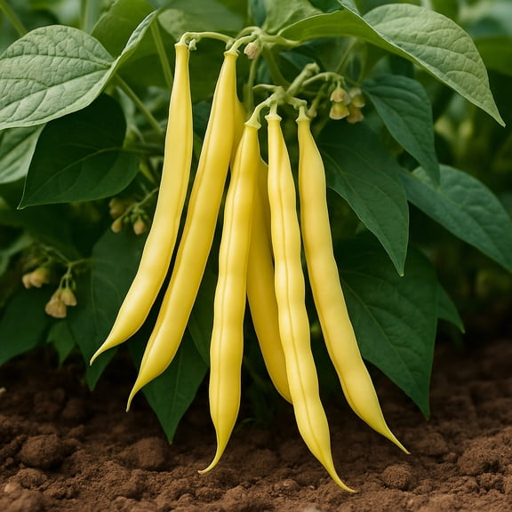 25 Seeds GOLDRUSH GREEN BEAN Bright Yellow Wax Bean Phaseolus Vulgaris Vegetable Seeds