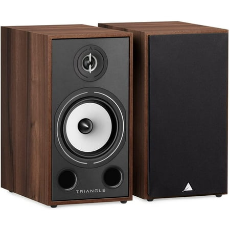 Triangle Borea BR03 Hi-Fi Bookshelf Speakers Pair (Chestnut) for Home...