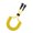 Yellow, variant on Coiled USB Type C Cable Efficient Data Transmission Extendable 150CM Support PD60W Fast Charging For USB C Devices