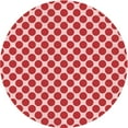 thumbnail image 1 of Ahgly Company Machine Washable Indoor Square Transitional Pastel Pink Area Rugs, 3' Square, 1 of 7