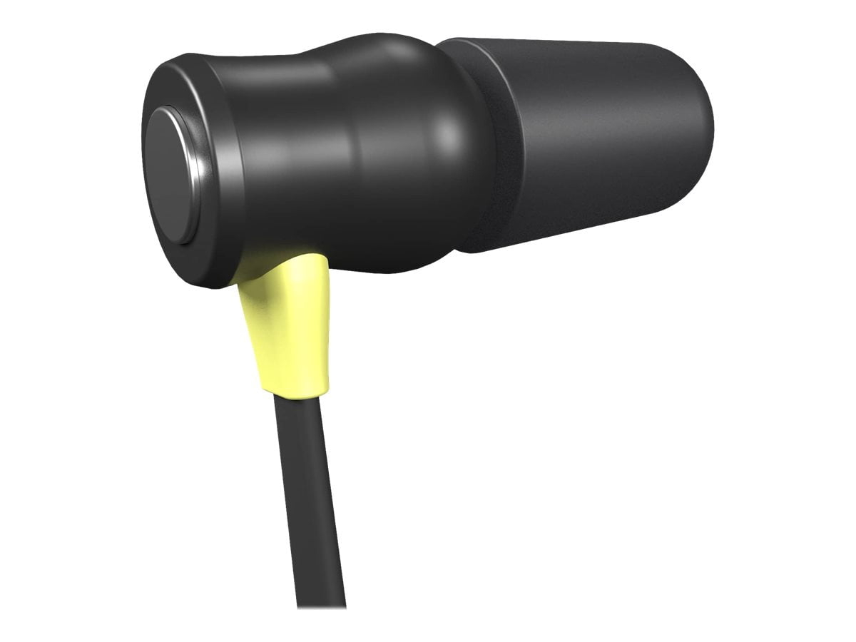 ISOtunes Xtra 2.0 - Earphones with mic - in-ear - Bluetooth - wireless - noise isolating - safety yellow