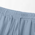 thumbnail image 6 of ERkkoi Cargo Capri Pants for Women High Waisted Relaxed Fit Elastic Knit Waist Casual Capris Trousers Cropped Pants Blue S, 6 of 8