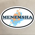 thumbnail image 2 of CafePress - Menemsha MA Oval Design. Cap - Adjustable 100% Brushed Unisex Casual Cotton Baseball Cap, Beige, 1, 2 of 2