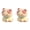 F, variant on KGJQ 2Pcs Cat Figurines Resin Flocking Mini Cute Cat Decor for Car Dashboard Office Desk Bedroom Kitchen Countertop Accessories