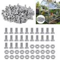 thumbnail image 2 of Longjian Aluminium Nuts Bolts Set Assorted Hardware Tool Building Waterproof Universal Threading Screws Greenhouse Accessories, 2 of 6