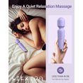 thumbnail image 7 of SIKXTOA Vibrator Wand, Female Adult Sex Toys, Vibrators for Her, Wand Massager, Clit Stimulator Sex Toy, Dildo, with 8 Speeds of Pleasure & 20 Patterns, Powerful,Waterproof, 7 of 7