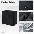 thumbnail image 3 of Rolling Cooler Cart Cover, 420D Waterproof Cooler Cart Cover Fits for Most 80-100 Quart Cooler Carts, Outdoor Beverage Cart, Patio Ice Chest Protective Covers, 37″L x 20″W x 36″H, 3 of 5