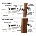 thumbnail image 3 of Kit de montaje para portones para bebés Della Stella No-Drill, juego de 4, 3 of 7