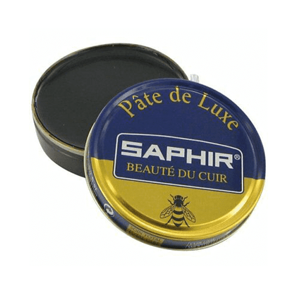 Saphir Pâte de Luxe Wax Noir Cirage à Chaussures
