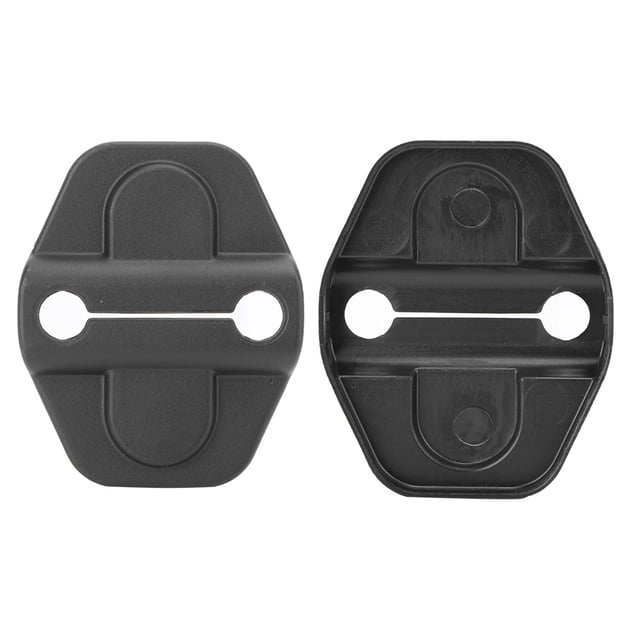 Lock 6 Piezas De Decoración De Cerradura De Puerta De Coche, Cubierta Embellecedora, Pegatina Negra Apta Para JL 2018-2019