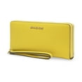 thumbnail image 3 of Michael Kors Women's Large Pebbled Leather Zip Around Continental Wallet (Daisy Yellow), 3 of 5