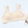 thumbnail image 4 of Darzheoy Wire-Free Bra for Women Solid Color Comfortable Hollow Out Perspective Bra Underwear No Rims Sport Bras 42/95BC, 4 of 4