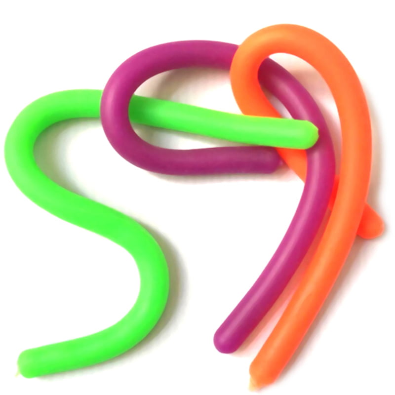 Stretchy String Fidget Noodle Autism ADHD Sensory Anti Toy-Ne Stress F0U4 W4O0 