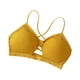 thumbnail image 1 of Guardurnaity Sujetador sexy para mujer, talla ajustable para mayor comodidad, ropa interior femenina, sujetador deportivo push-up con costuras. Ropa interior amarillo, 1 of 4