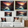thumbnail image 4 of Designart "Bold Canyon Desert Sunset I" Canyon Floater Framed Wall Art Prints, 4 of 5