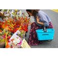 thumbnail image 2 of RSVP Market Basket, Turquoise, 2 of 5