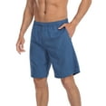 thumbnail image 4 of LRD Men's Swim Trunks with Compression Liner 9 Inch Inseam Board Short Blue / Blue M, 4 of 6