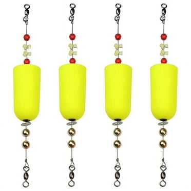 Stellar Yellow (2 Pack) Weighted Popping Cork | Oval Clacker Click ...