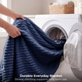 thumbnail image 2 of U by Bedsure Pageant Blue Fleece Throw-XL Blanket for Couch - Super Soft Cozy Blankets for Women, Girls, 50x70 inches, 2 of 8