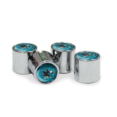 WinCraft San Jose Sharks Mini Team Logo Valve Stem Covers