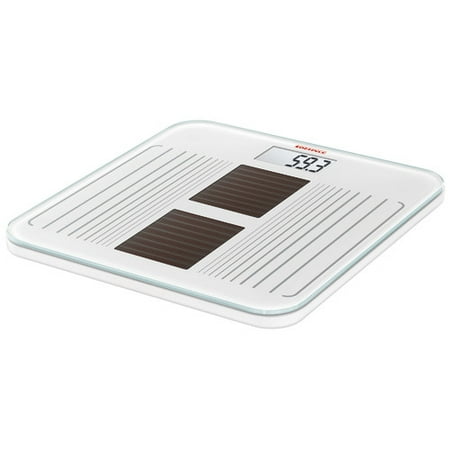 Soehnle SOLAR STAR Precision Digital Bathroom Scale, 330 lb Capacity, White