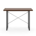 thumbnail image 2 of Bowery Hill Contemporary Brown Wood Desk inMahogany, 2 of 13