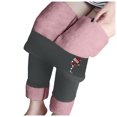 thumbnail image 4 of Moda Casual Navidad Mujer Impreso Span Señoras Cintura alta Mantener caliente Pantalones largos Pompotops ulkah943374, 4 of 7