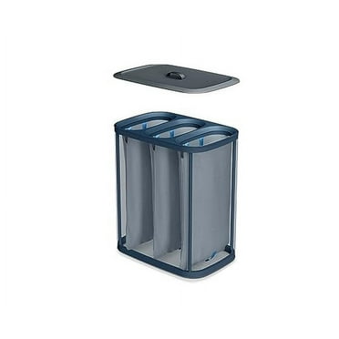 Joseph Joseph Tota Trio 90-liter Laundry Hamper Separation Basket with Lid and Removable Bags - Black