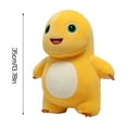 thumbnail image 2 of HavenCo Adorable Yellow Plush Dinosaur Toy for Kids, Soft Stuffed Animal Doll, Perfect Birthday Gift, Cuddly Companion, Nailong Design, 8 Inches Tall, 2 of 4