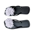 thumbnail image 3 of jiaxiM Beach Flip Flops Women Thong Sandals for Women Dressy Comfortable Ladies Slippers Non- Womens Wedge Sandals Woven Sole Summer Shoes for Women, 3 of 5