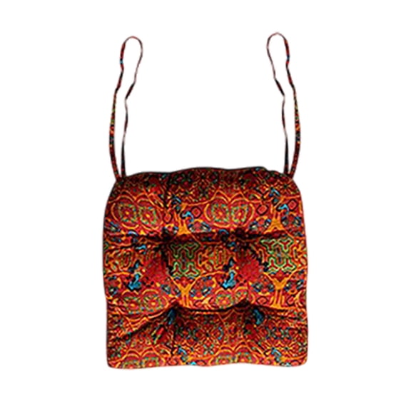 XINGAG Seat Cushion, Boho Chair Cushion for Dining Chairs, Square Chair Pad with Fixing Ties, Non Decorative Seat Pad for Indoor Dining Kitchen Household Chairs