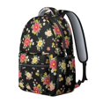 thumbnail image 2 of Pioneer Flower Floral Print Pattern Backpack for School, Cute School Bag with Adjustable Shoulder Straps and Padded Back, 15.3"x11"x7.1", 2 of 5